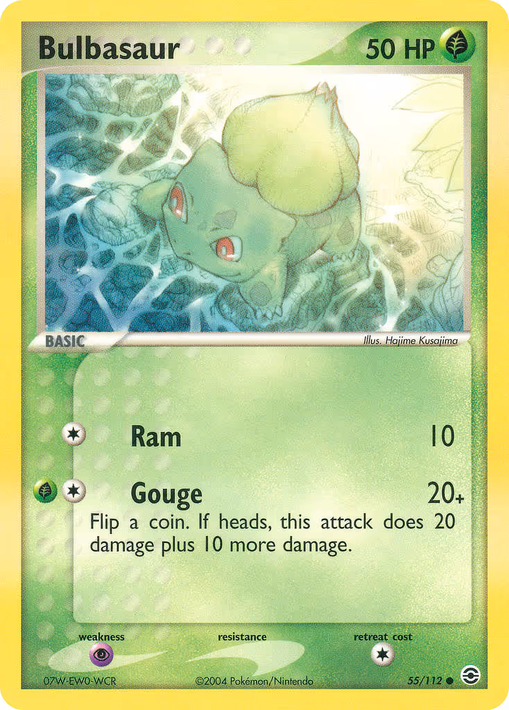 Bulbasaur 55/112 Pokemon card