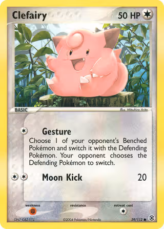 Clefairy 59/112 Pokemon card