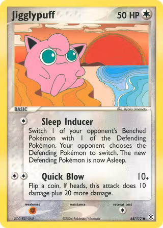Jigglypuff 65/112 Pokemon card
