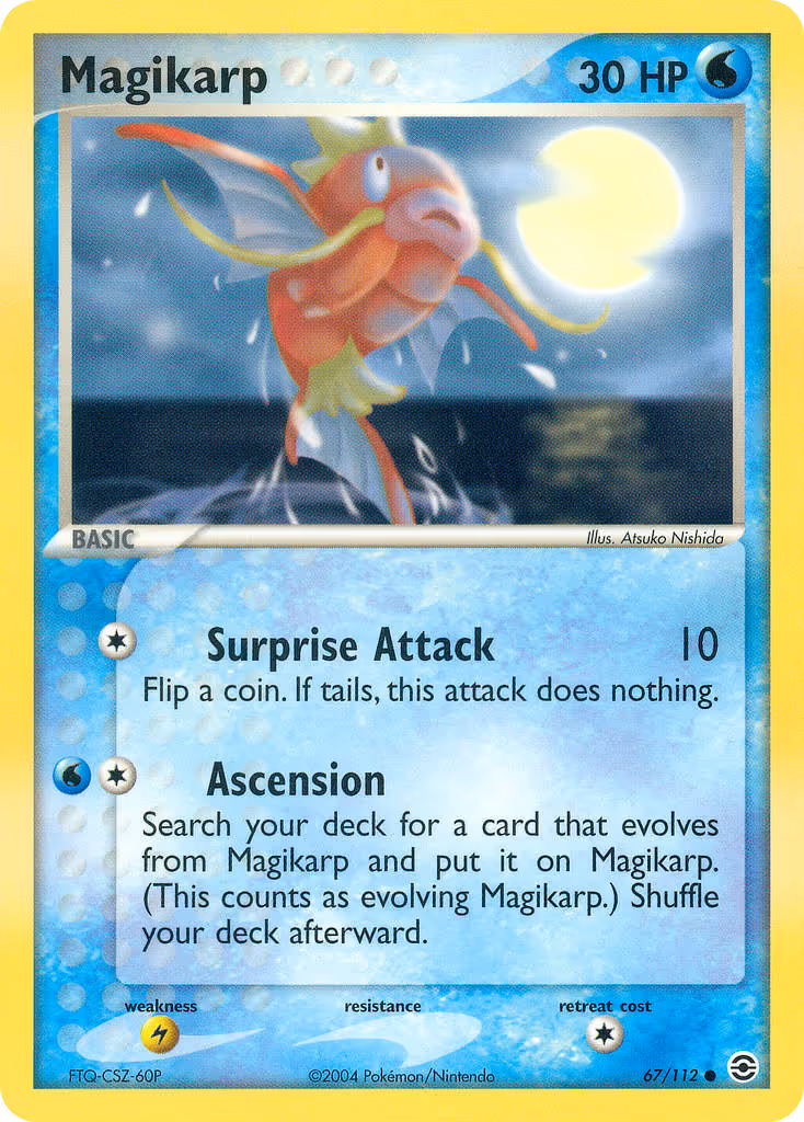 Magikarp 67/112 Pokemon card