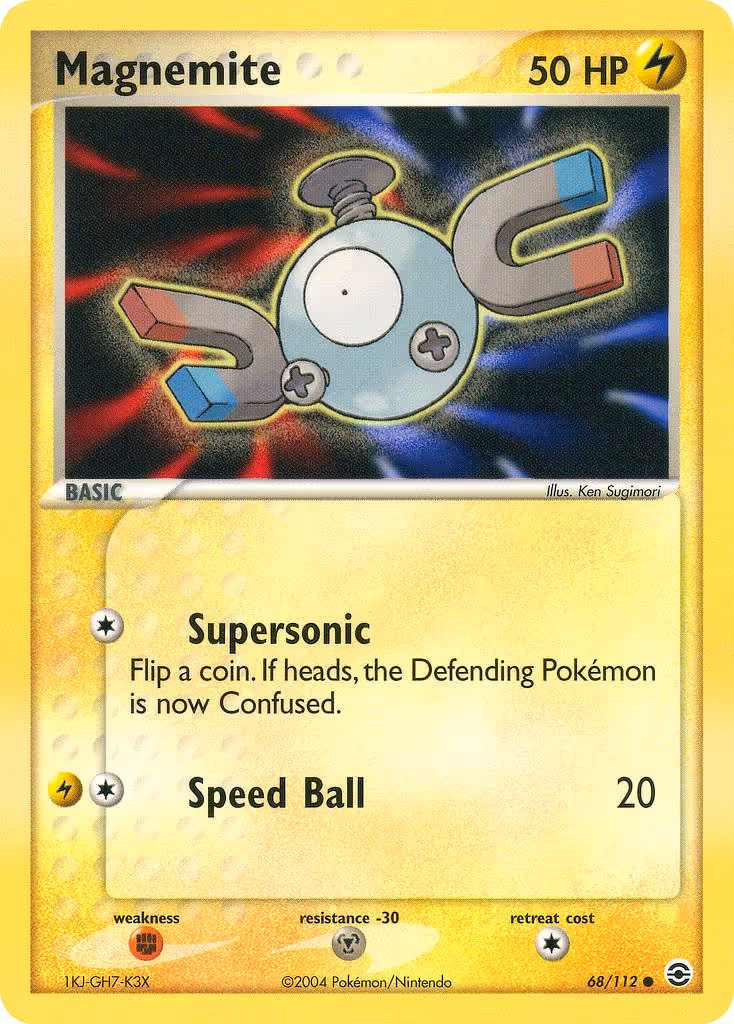 Magnemite 68/112 Pokemon card