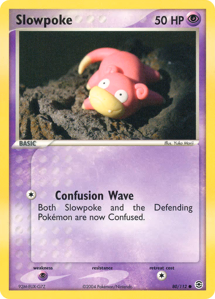 Slowpoke 80/112 Pokemon card