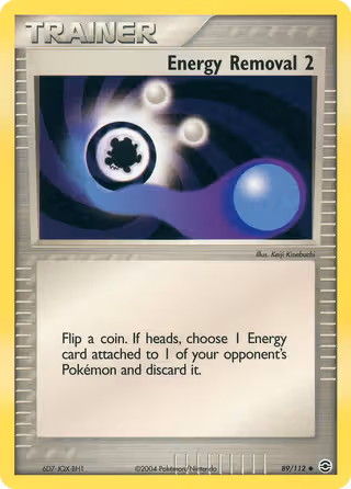 Energy Removal 2 89/112 Pokemon card