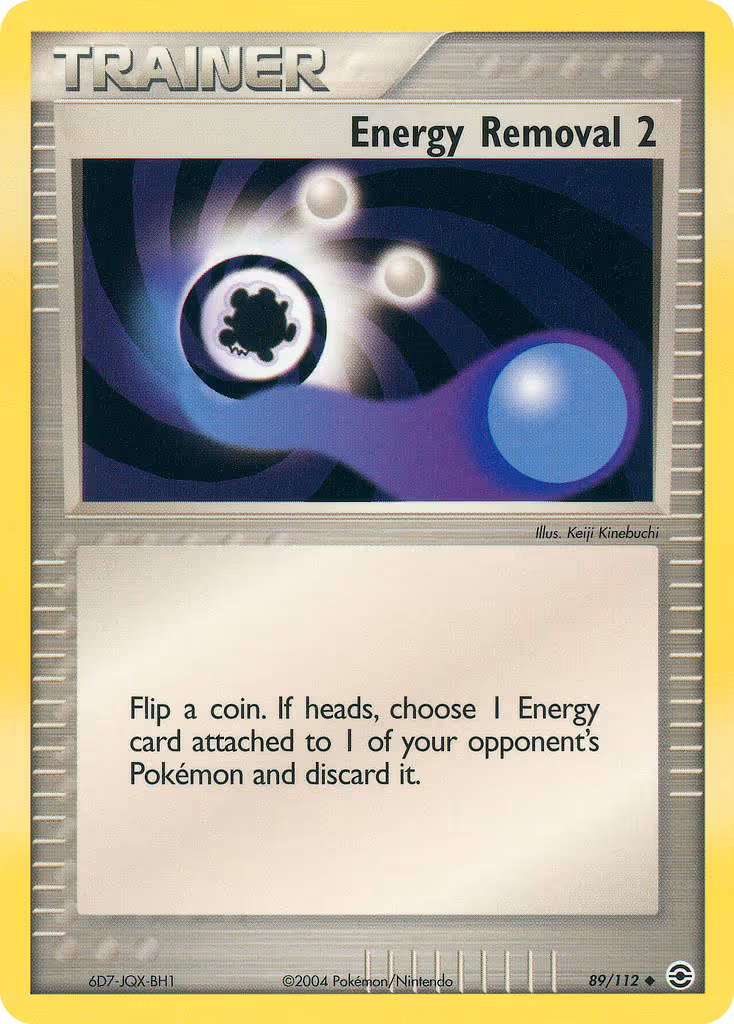 Energy Removal 2 89/112 Pokemon card