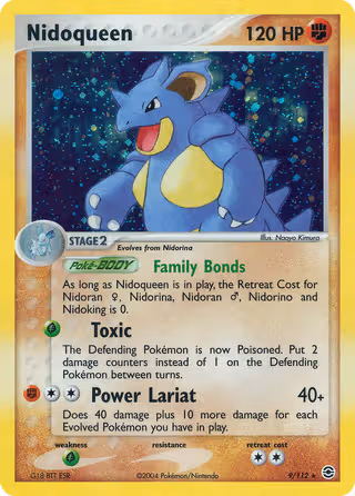 Nidoqueen 9/112 Pokemon card