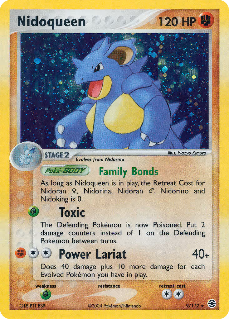 Nidoqueen 9/112 Pokemon card