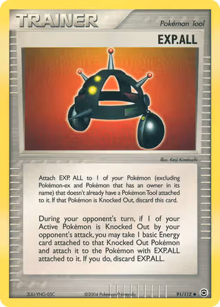 EXP. ALL 91/112 Pokemon card
