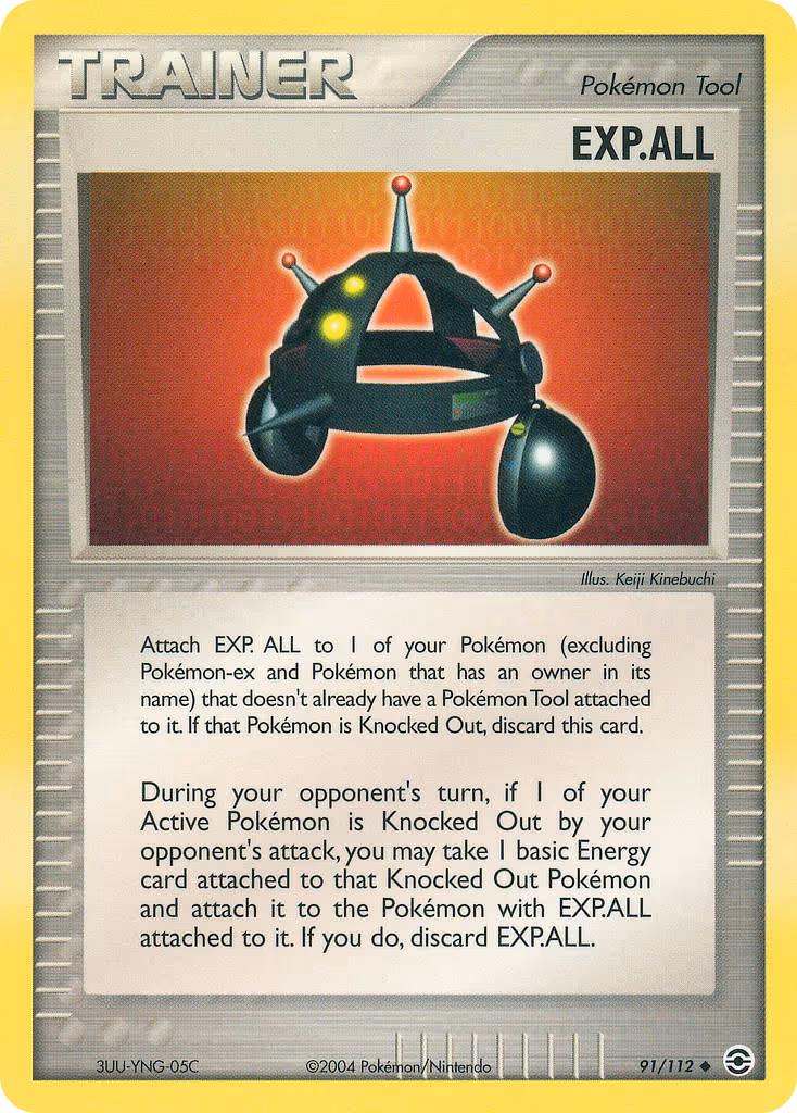 EXP. ALL 91/112 Pokemon card
