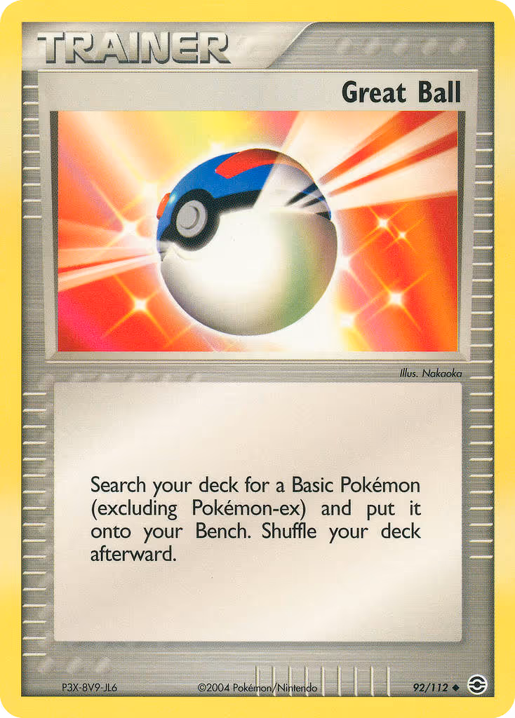Great Ball 92/112 Pokemon card