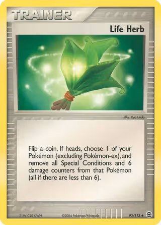 Life Herb 93/112 Pokemon card