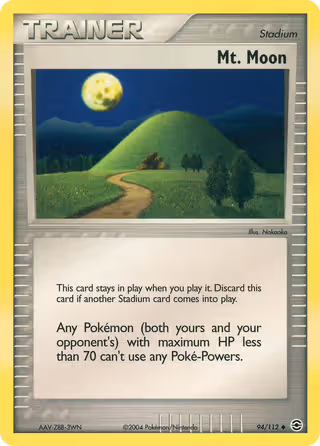 Mt. Moon 94/112 Pokemon card
