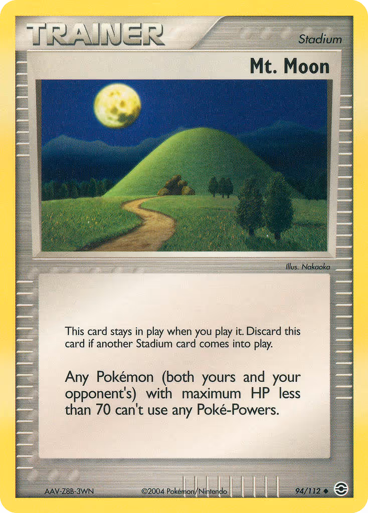Mt. Moon 94/112 Pokemon card