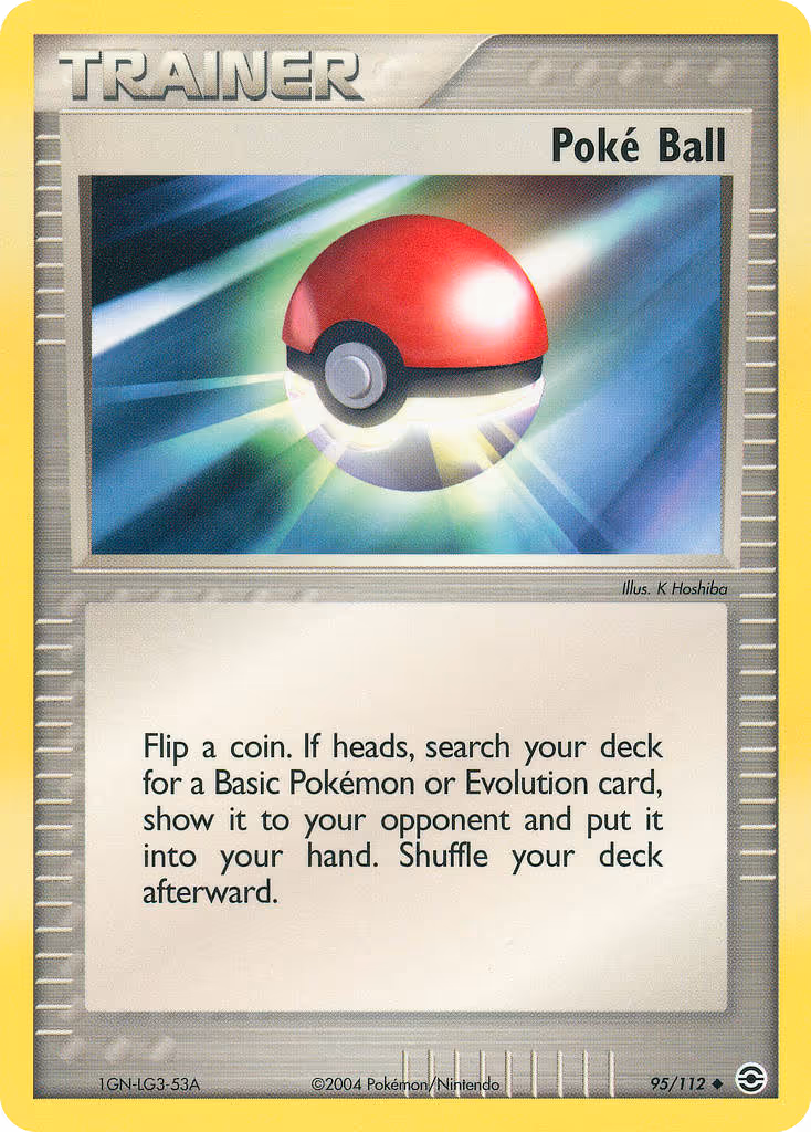Poké Ball 95/112 Pokemon card