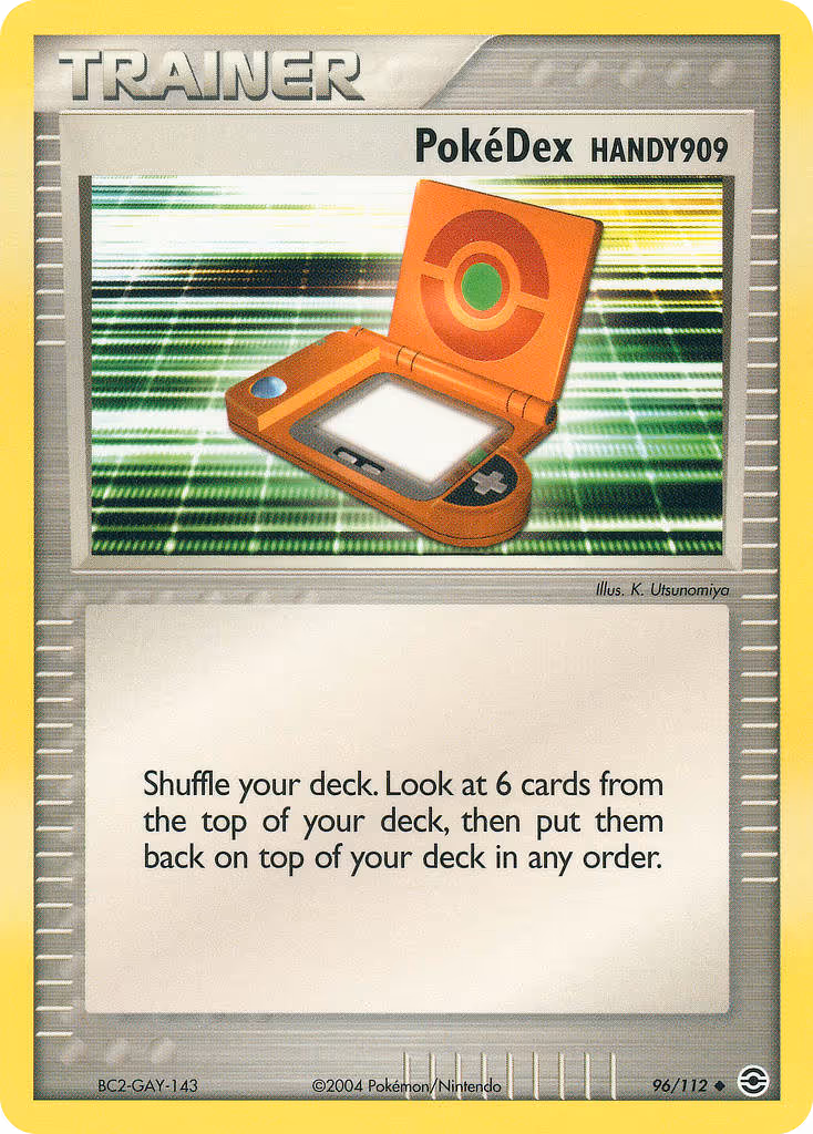 PokéDex (HANDY909) 96/112 Pokemon card