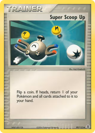 Super Scoop Up 99/112 Pokemon card