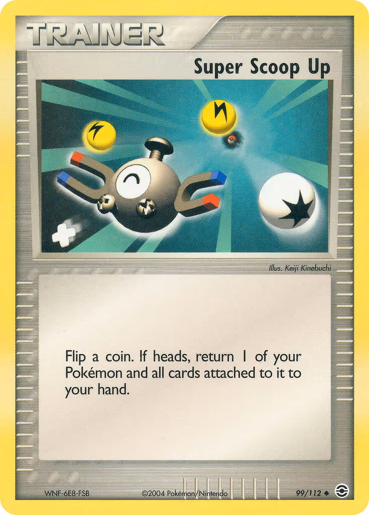 Super Scoop Up 99/112 Pokemon card