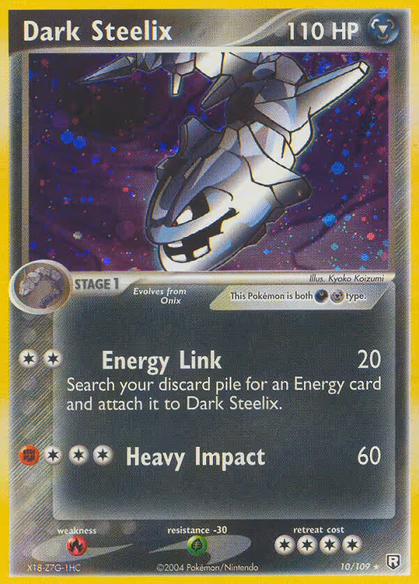 Dark Steelix 10/109 Pokemon card