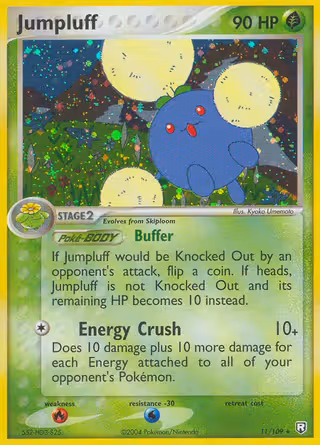 Jumpluff 11/109 Pokemon card