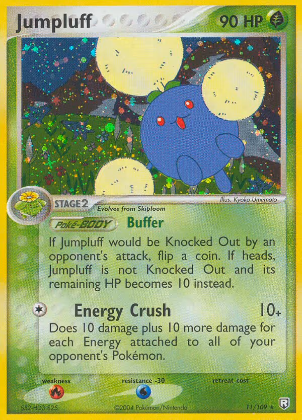 Jumpluff 11/109 Pokemon card