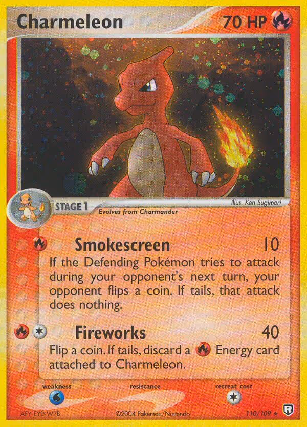 Charmeleon 110/109 Pokemon card