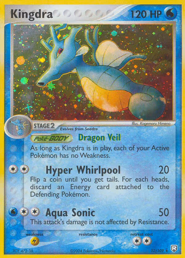 Kingdra 12/109 Pokemon card