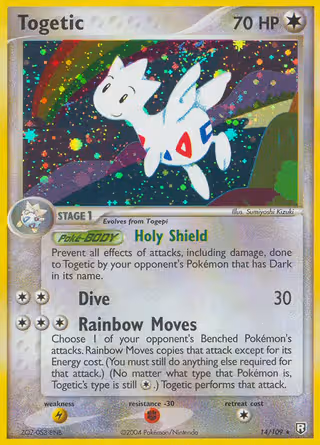 Togetic 14/109 Pokemon card