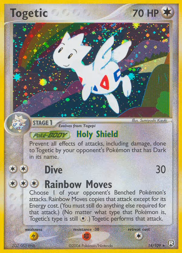 Togetic 14/109 Pokemon card