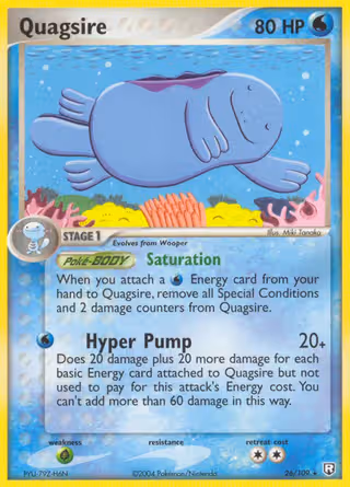 Quagsire 26/109 Pokemon card