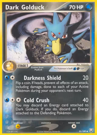 Dark Golduck 35/109 Pokemon card