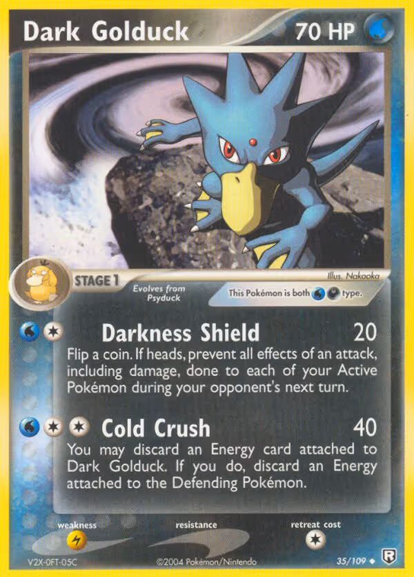 Dark Golduck 35/109 Pokemon card
