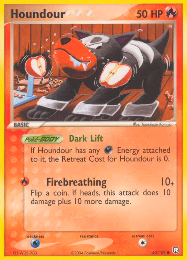 Houndour 60/109 Pokemon card