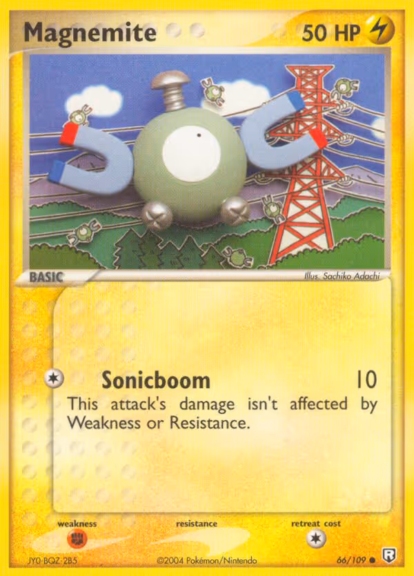 Magnemite 66/109 Pokemon card