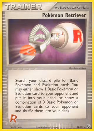 Pokémon Retriever 84/109 Pokemon card
