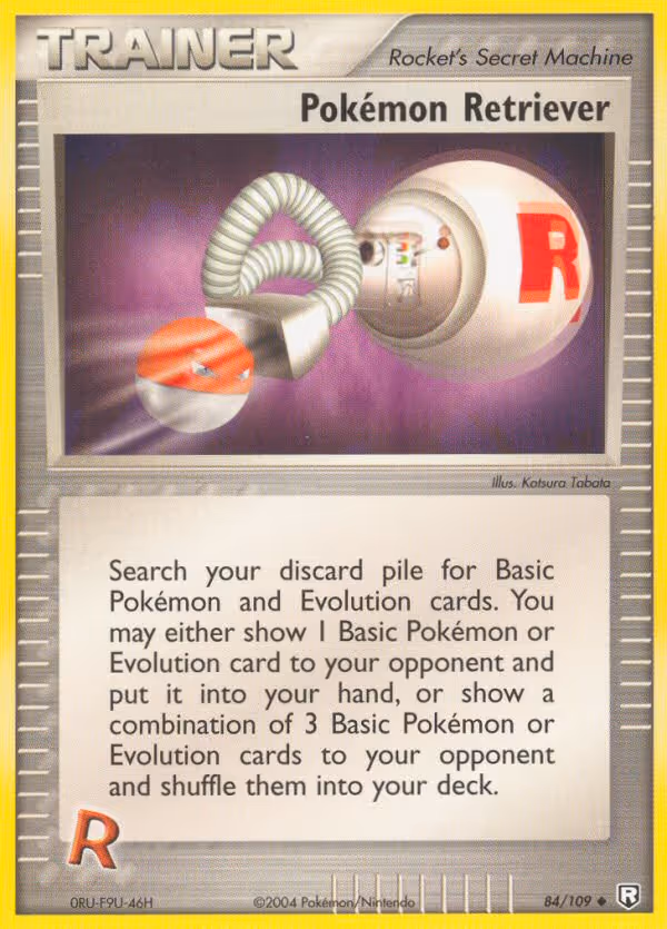 Pokémon Retriever 84/109 Pokemon card
