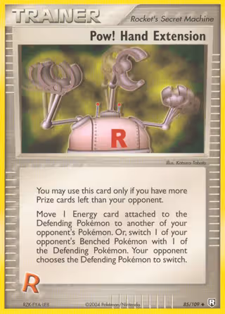 Pow! Hand Extension 85/109 Pokemon card