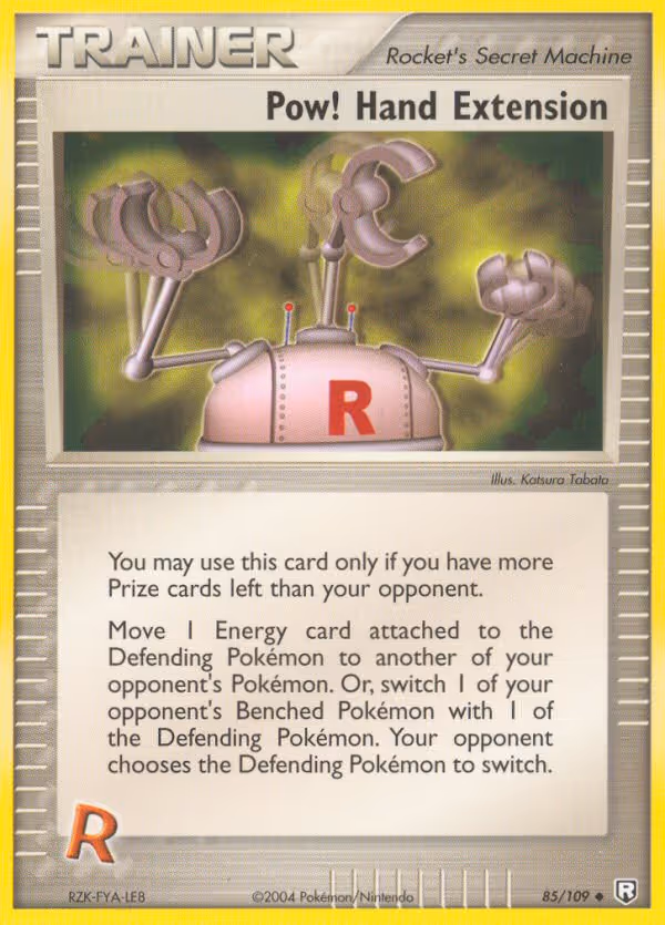 Pow! Hand Extension 85/109 Pokemon card