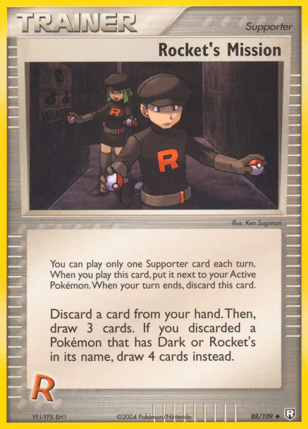 Rocket's Mission 88/109 Pokemon card