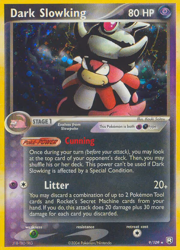 Dark Slowking 9/109 Pokemon card