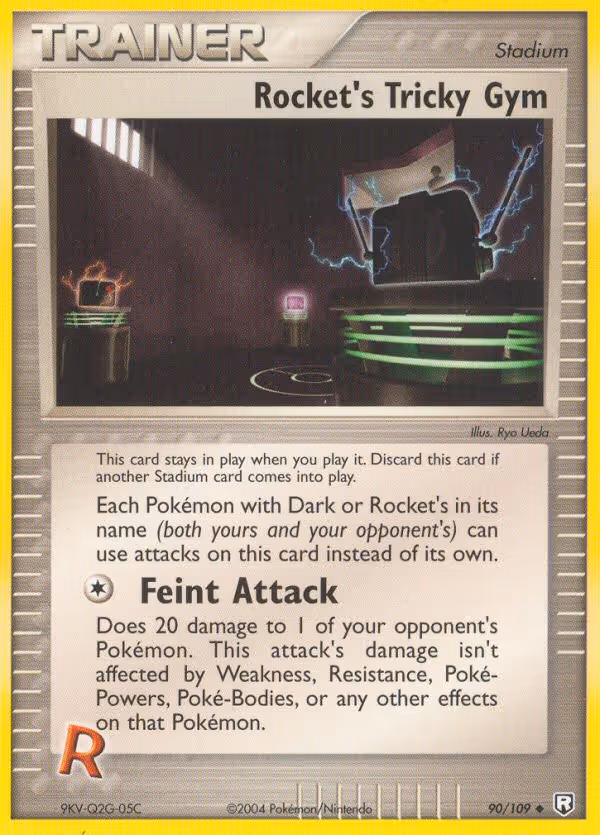Rocket's Tricky Gym 90/109 Pokemon card