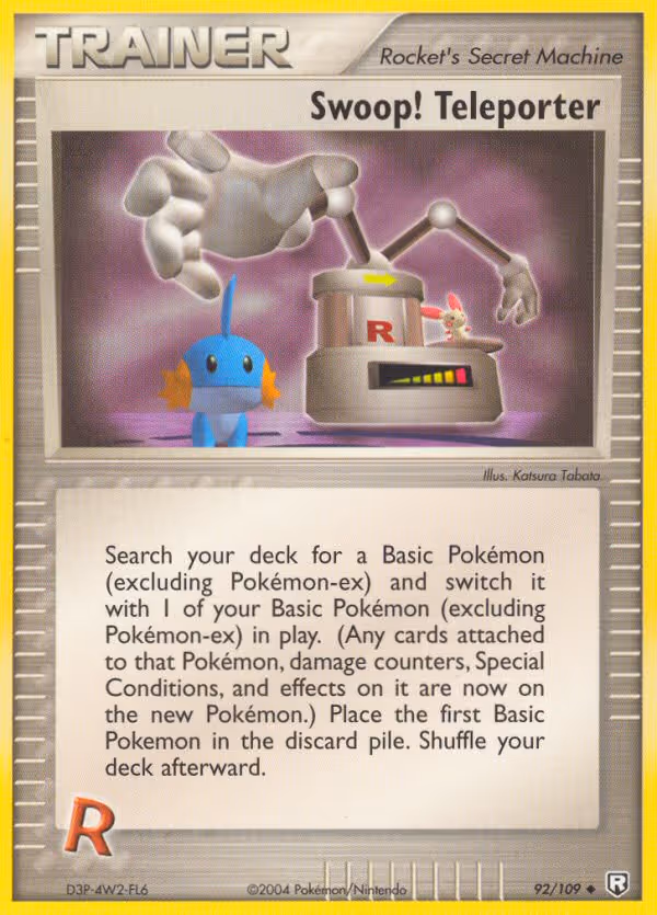 Swoop! Teleporter 92/109 Pokemon card