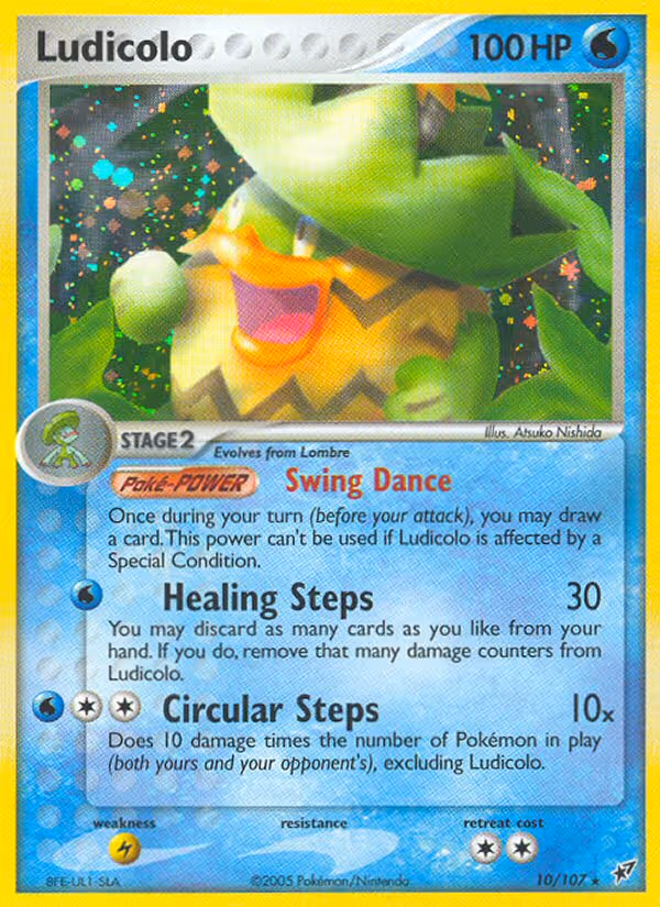Ludicolo 10/107 Pokemon card