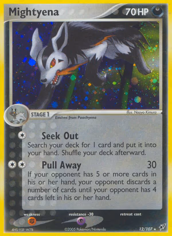 Mightyena 12/107 Pokemon card