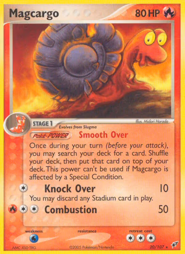 Magcargo 20/107 Pokemon card