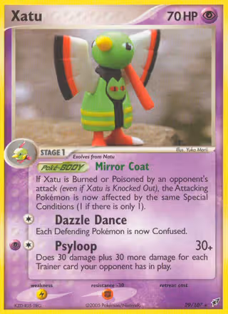 Xatu 29/107 Pokemon card