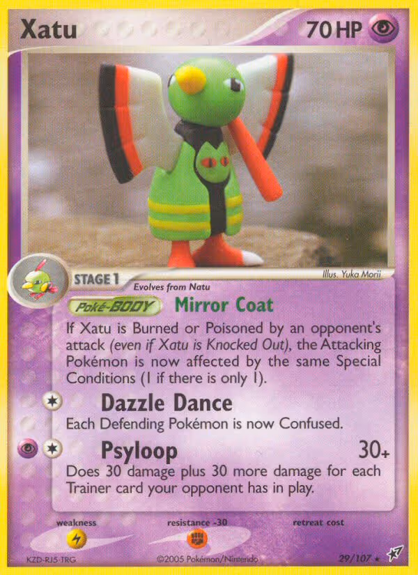 Xatu 29/107 Pokemon card