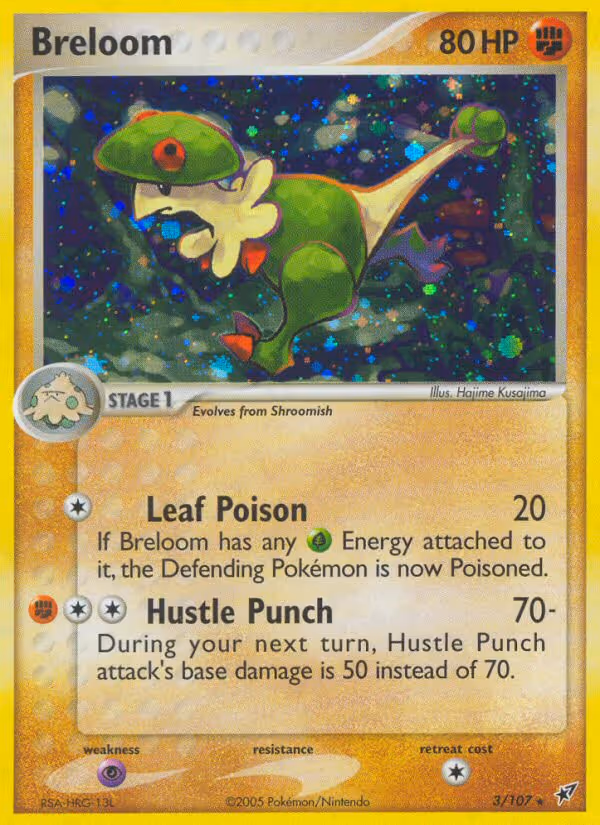 Breloom 3/107 Pokemon card
