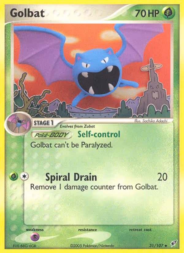 Golbat 31/107 Pokemon card