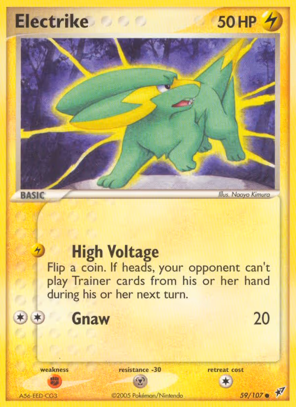 Electrike 59/107 Pokemon card