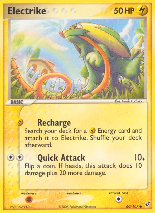 Electrike 60/107 Pokemon card