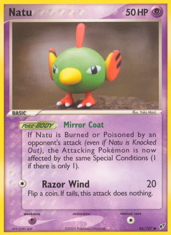 Natu 66/107 Pokemon card